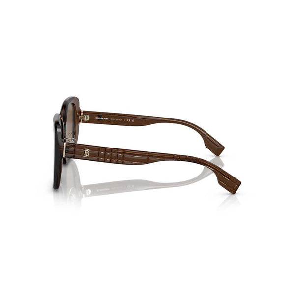 Burberry Women's Square Frame Brown Acetate Sunglasses - BE4371F