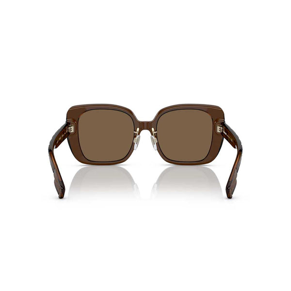 Burberry Women's Square Frame Brown Acetate Sunglasses - BE4371F