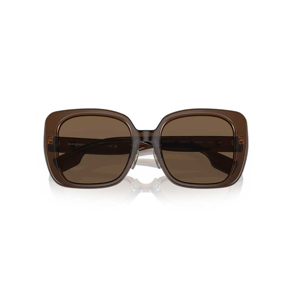 Burberry Women's Square Frame Brown Acetate Sunglasses - BE4371F