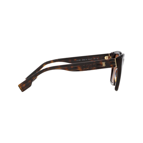 Burberry Women's Square Frame Brown Acetate Sunglasses - BE4391F