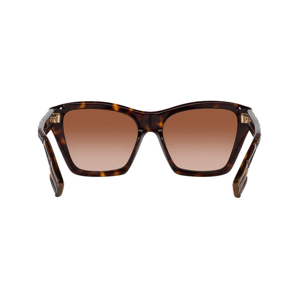 Burberry Women's Square Frame Brown Acetate Sunglasses - BE4391F