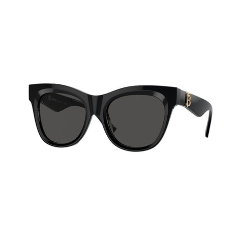 Burberry Women's Square Frame Black Acetate Sunglasses - BE4418