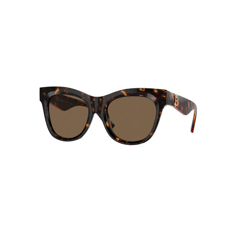 Burberry Women's Square Frame Brown Acetate Sunglasses - BE4418F