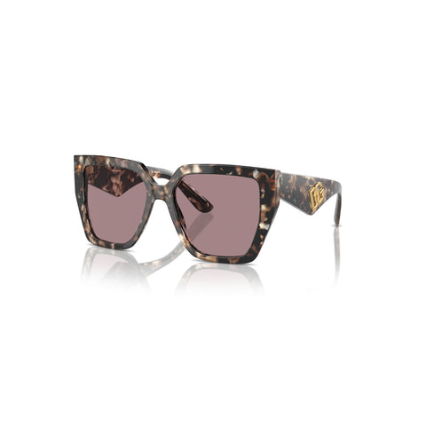Dolce & Gabbana Women's Square Frame Light Brown Acetate Sunglasses - DG4438
