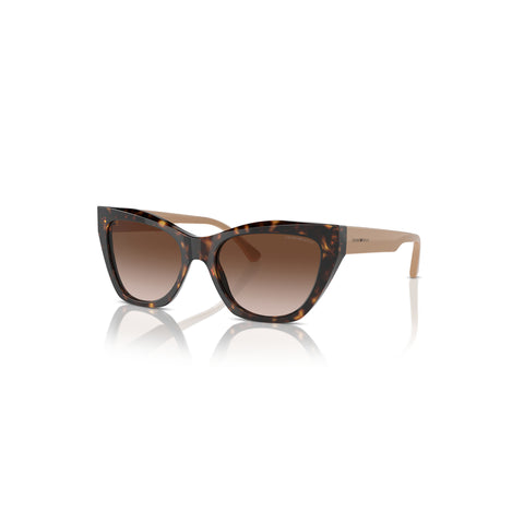 Emporio Armani Women's Cat Eye Frame Brown Acetate Sunglasses - EA4176