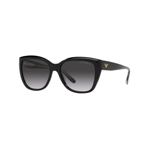 Emporio Armani Women's Cat Eye Frame Black Acetate Sunglasses - EA4198F