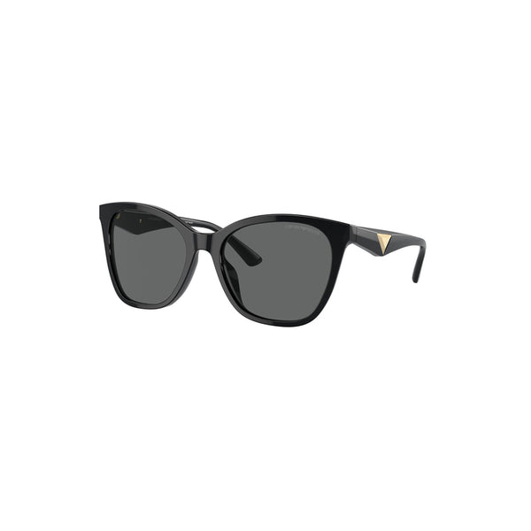 Emporio Armani Women's Irregular Frame Black Acetate Sunglasses - EA4221F