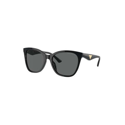 Emporio Armani Women's Butterfly Frame Black Acetate Sunglasses - EA4222U