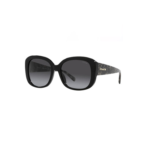 Coach Women's Butterfly Frame Black Acetate Sunglasses - HC8363U