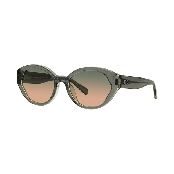 Coach Women's Oval Frame Mint Acetate Sunglasses - HC8364U