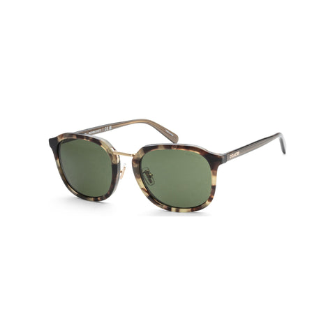 Coach Men's Irregular Frame Sage Tortoise Acetate Sunglasses - HC8366