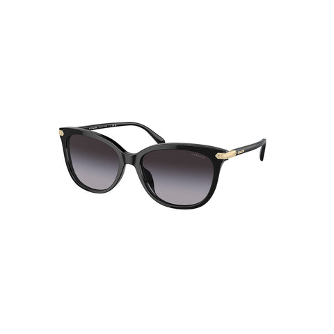 Coach Women's Cat Eye Frame Black Acetate Sunglasses - HC8378U