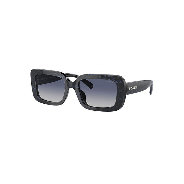 Coach Women's Rectangle Frame Black Acetate Sunglasses - HC8380U