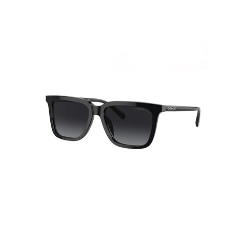 Coach Men's Square Frame Black Acetate Sunglasses - HC8385U