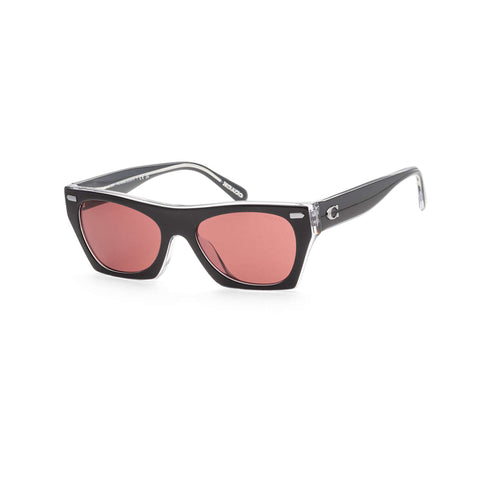 Coach Women's Square Frame Black Acetate Sunglasses - HC8389U