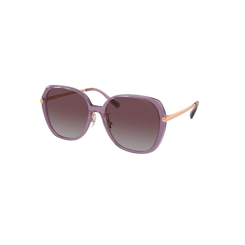 Coach Women's Square Frame Violet Injected Sunglasses - HC8403D