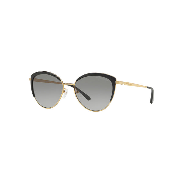 Michael Kors Women's Cat Eye Frame Gold Metal Sunglasses - MK1046