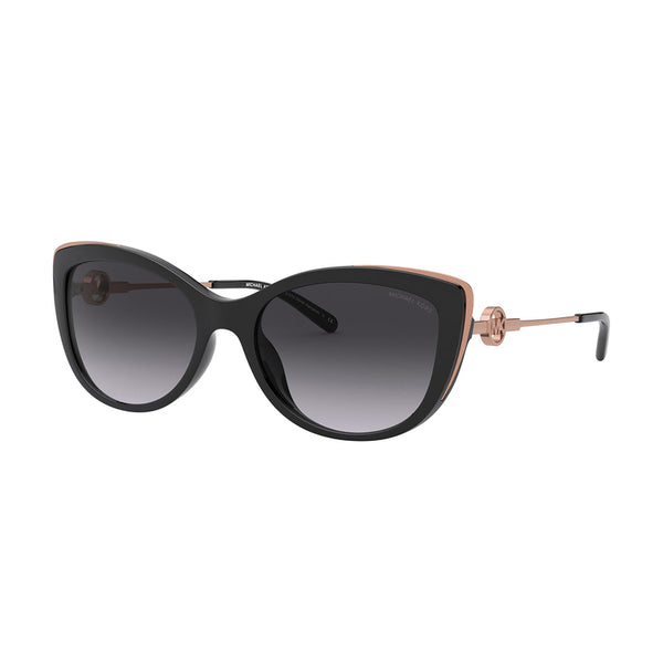 Michael Kors Women's Cat Eye Frame Black Injected Sunglasses - MK2127U