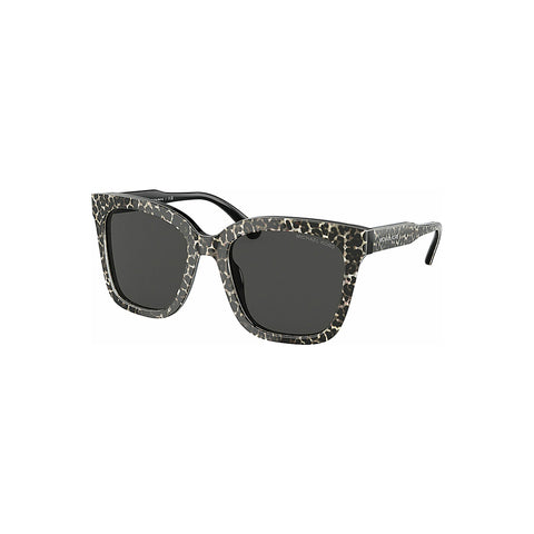 Michael Kors Women's Square Frame Black Leopard Acetate Sunglasses - MK2163