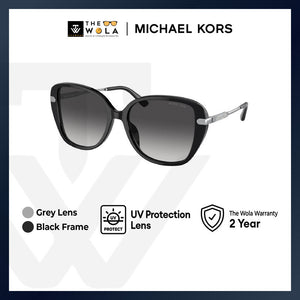 Michael Kors Women's Square Frame Black Acetate Sunglasses - MK2185BF