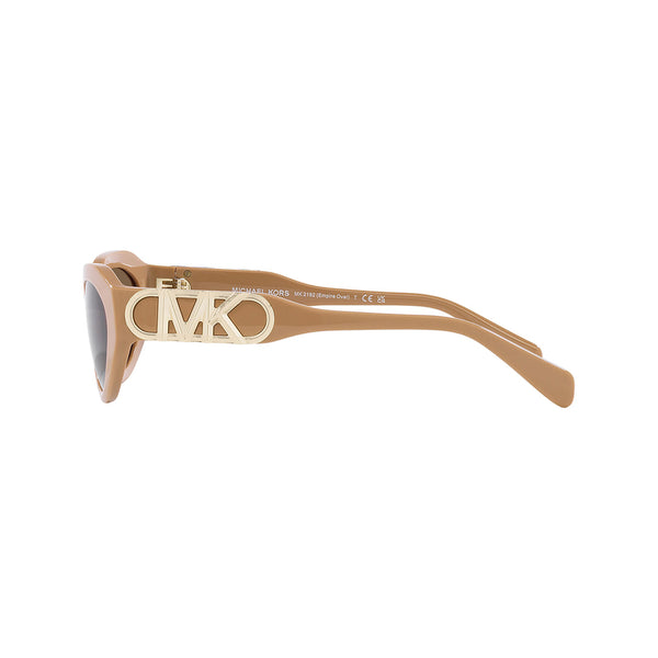 Michael Kors Women's Oval Frame Brown Acetate Sunglasses - MK2192