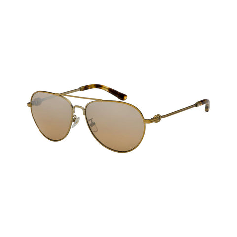 Tory Burch Women's Pilot Frame Gold Metal Sunglasses - TY6083