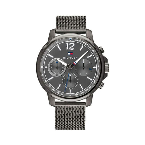 Tommy Hilfiger Men Chronograph Watch 1791530 Grey Mesh Strap