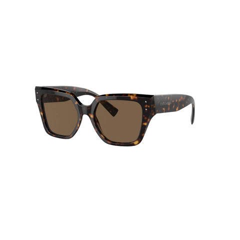 Dolce & Gabbana Women's Square Frame Brown Acetate Sunglasses - DG4471F