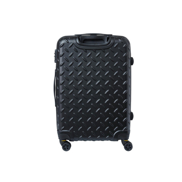 Caterpillar (CAT) Cargo Industrial Plate 24” Trolley Luggage - Durable Hard Case Suitcase for Travel