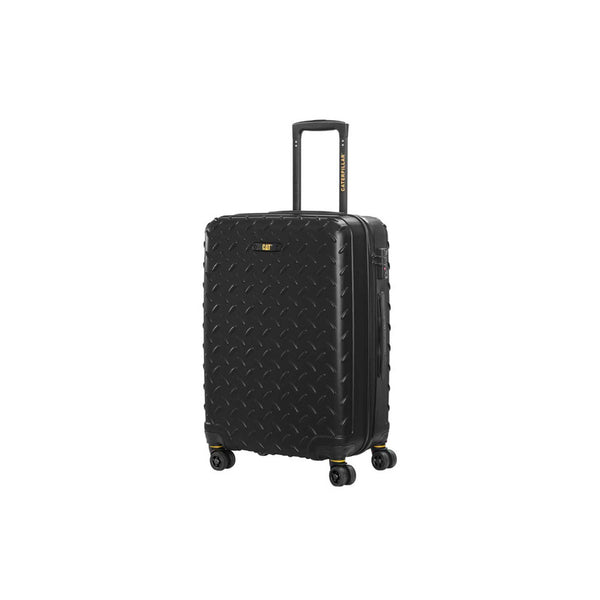 Caterpillar (CAT) Cargo Industrial Plate 28” Trolley Luggage - Durable Hard Case Suitcase for Travel