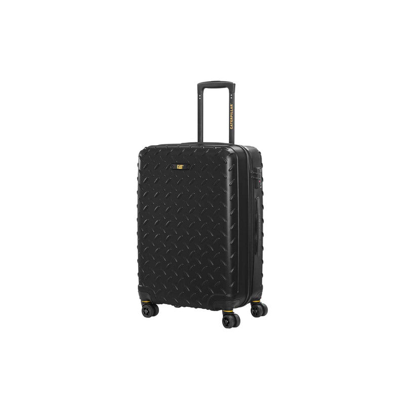 Caterpillar (CAT) Cargo Industrial Plate 28” Trolley Luggage - Durable Hard Case Suitcase for Travel