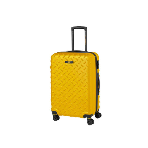 Caterpillar (CAT) Cargo Industrial Plate 28” Trolley Luggage - Durable Hard Case Suitcase for Travel