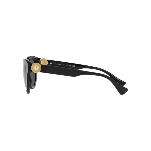 Versace Women's Butterfly Frame Black Acetate Sunglasses - VE4435F