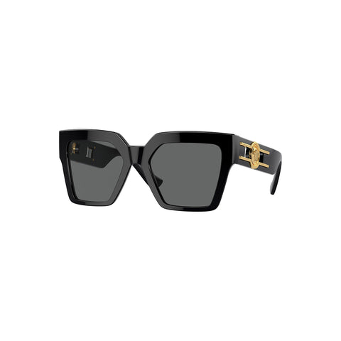 Versace Women's Butterfly Frame Black Acetate Sunglasses - VE4458F