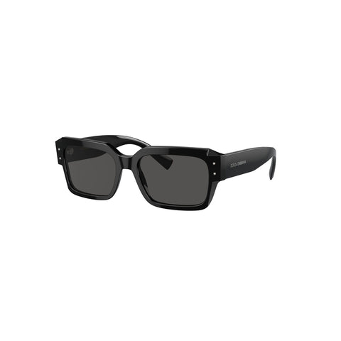 Dolce & Gabbana Men's Square Frame Black Acetate Sunglasses - DG4460F