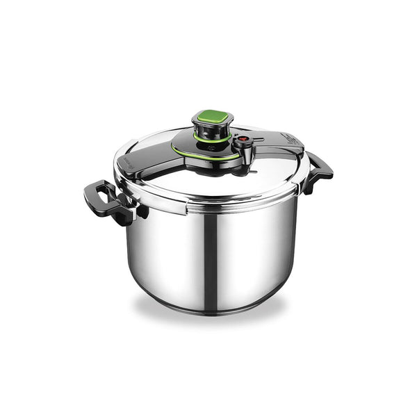 Korkmaz Tessa 7.0 Lt Stainless Steel Pressure Cooker - Induction Compatible, Made In Turkey