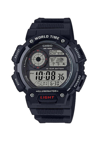 Casio Men Digital Watch AE-1400WH-1A Black Resin Strap