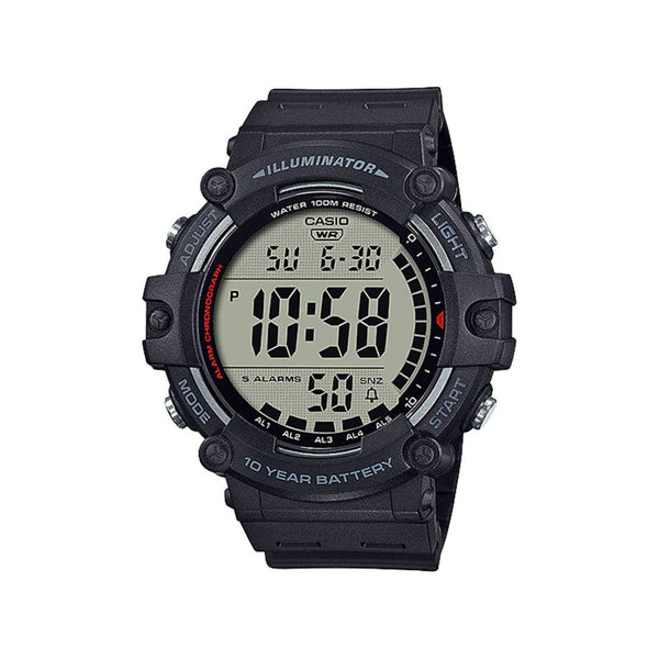 Casio Men's Digital Sport Watch AE-1500WH-1A Black Resin Strap