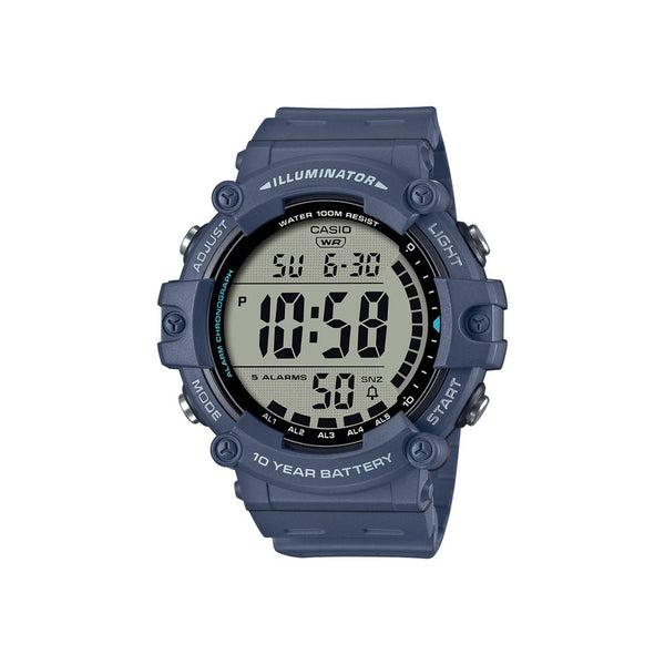 Casio AE-1500WH-2AV Sport Men's Digital Watch with Blue Resin Band