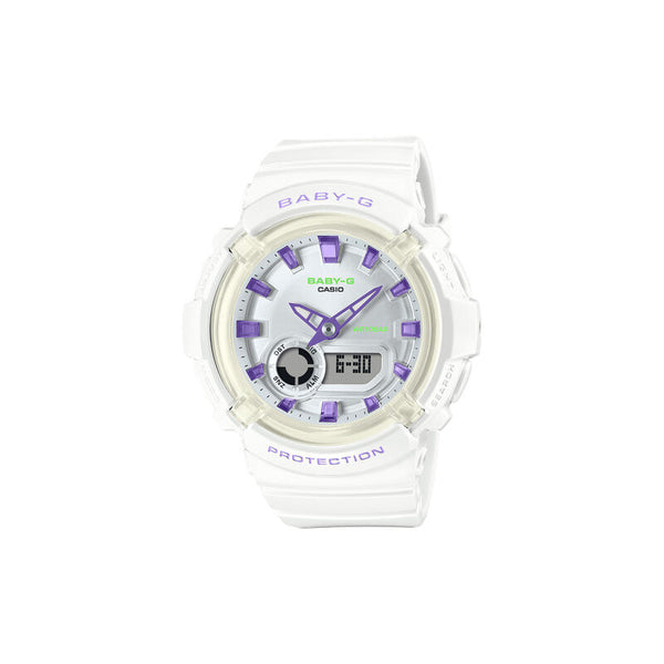 Casio Baby-G Women Analog-Digital Watch BGA-280DN-7A White Resin Strap