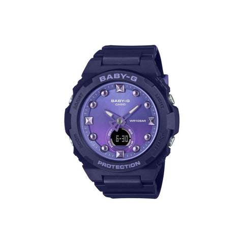 Casio Baby-G BGA-320-2A Women Analog-Digital Watch Blue Resin Strap