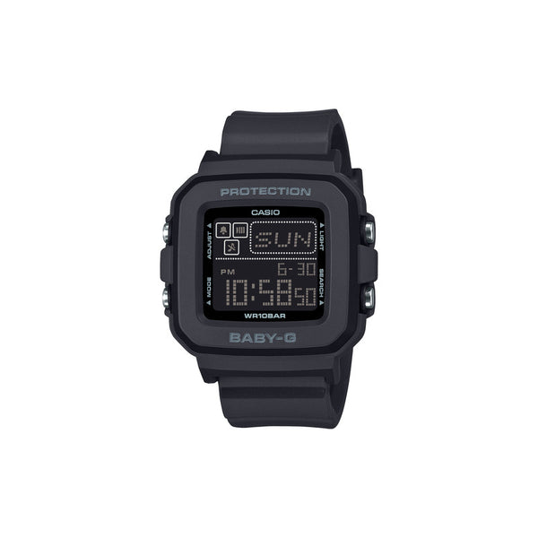 Casio Baby-G Women Digital Watch BGD-10-1 Black Resin Strap