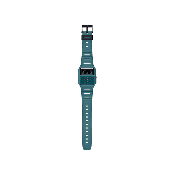 Casio Mini Pop Unisex Digital Calculator Watch CA-53WB-3B Green Resin Strap