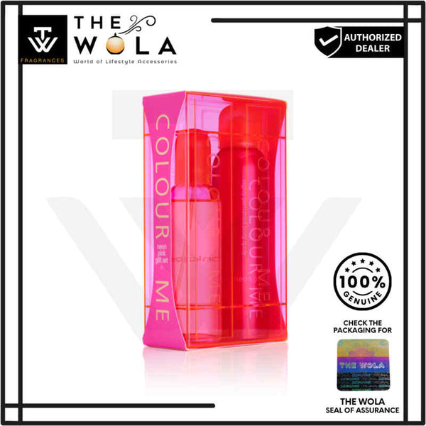 COLOUR ME Neon Pink Giftset Edp 100ml+Bodyspray 150ml For Women