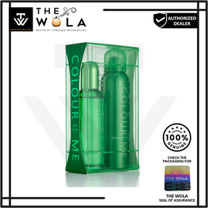 COLOUR ME Green Giftset Edp 90ml+Bodyspray 150ml For Men