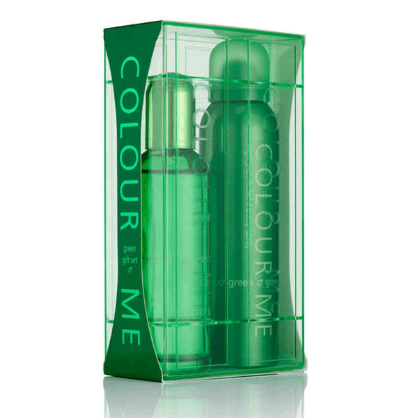 COLOUR ME Green Giftset Edp 90ml+Bodyspray 150ml For Men