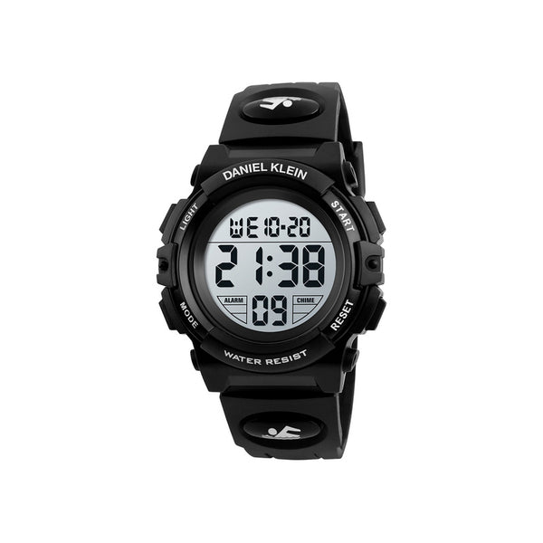 Daniel Klein Men Digital Watch DK-1266-1 Black Resin Strap