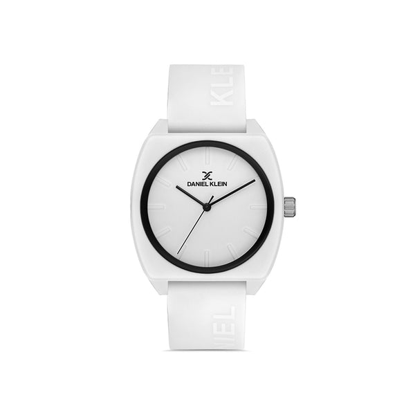 Daniel Klein DKLN Men's Analog Watch DK.1.13154-2 White Silicone Strap Watch | Watch for Men