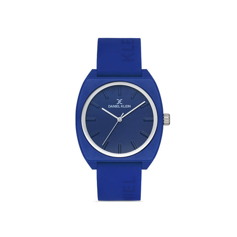 Daniel Klein DKLN Men's Analog Watch DK.1.13154-4 Blue Silicone Strap Watch | Watch for Men