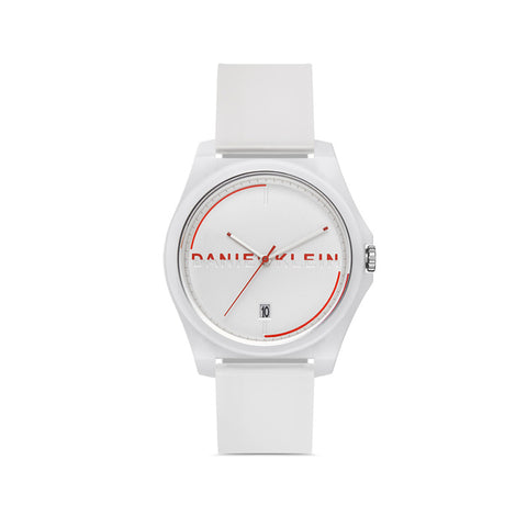 Daniel Klein DKLN Men's Analog Watch DK.1.13193-2 White Silicone Strap Watch | Watch for Men